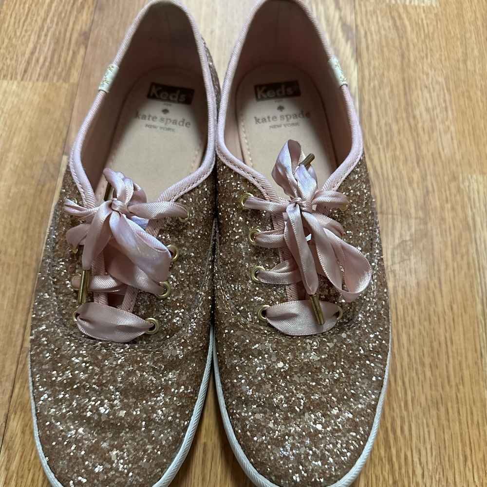 Kate Spade Rose Gold Keds.